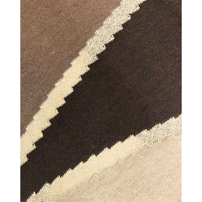 Sjaal groot vlakken WJX 26557 Bruin beige